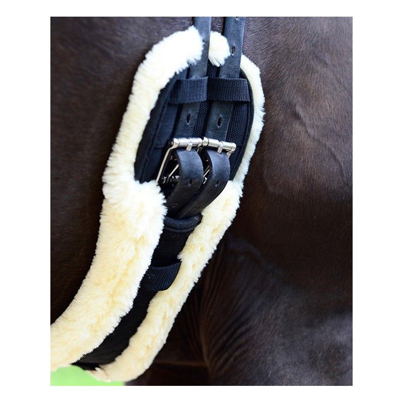 Sheepskin Short Girth Sangle De Dressage En Mouton Chevaux Kentucky