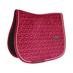 Saddle Pad Velvet tapis velours dressage et jumping chevaux Kentucky