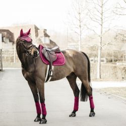 Saddle Pad Velvet tapis velours dressage et jumping chevaux Kentucky