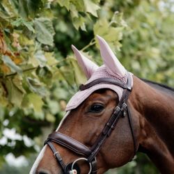 Fly Veil Wellington Velvet bonnet anti-mouches en velours chevaux Kentucky