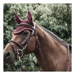 Fly Veil Wellington Corduroy bonnet anti-mouches chevaux Kentucky