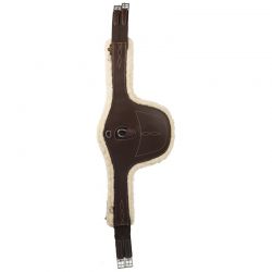 Sheepskin Stud Girth sangle bavette en cuir et mouton chevaux Kentucky