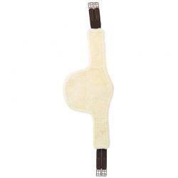 Sheepskin Stud Girth sangle bavette en cuir et mouton chevaux Kentucky