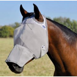 Masque anti-mouche anti-UV intégral sans oreilles Crusader cheval Cashel